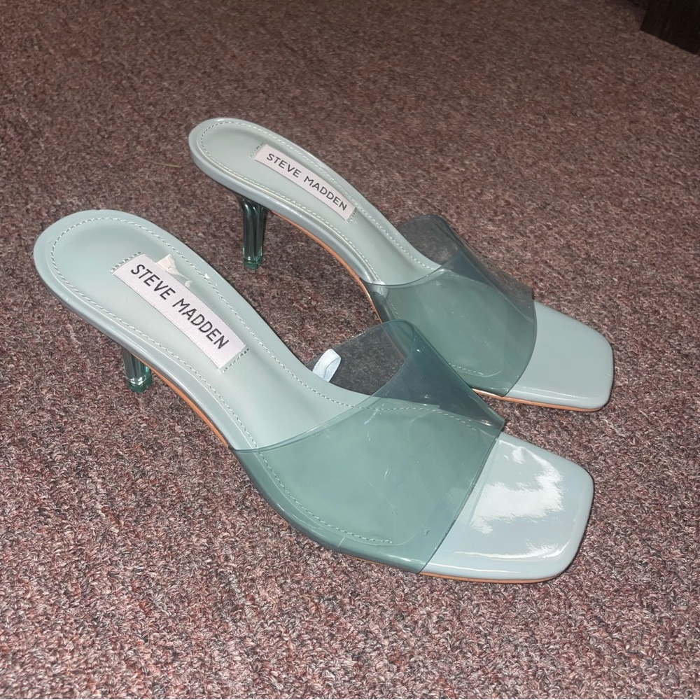 Steve Madden Teal Heels